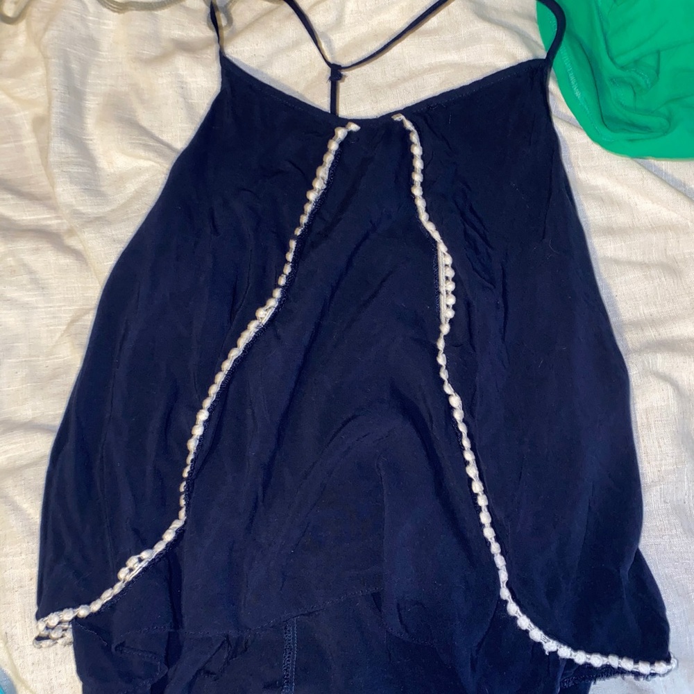 Navy blue summer top